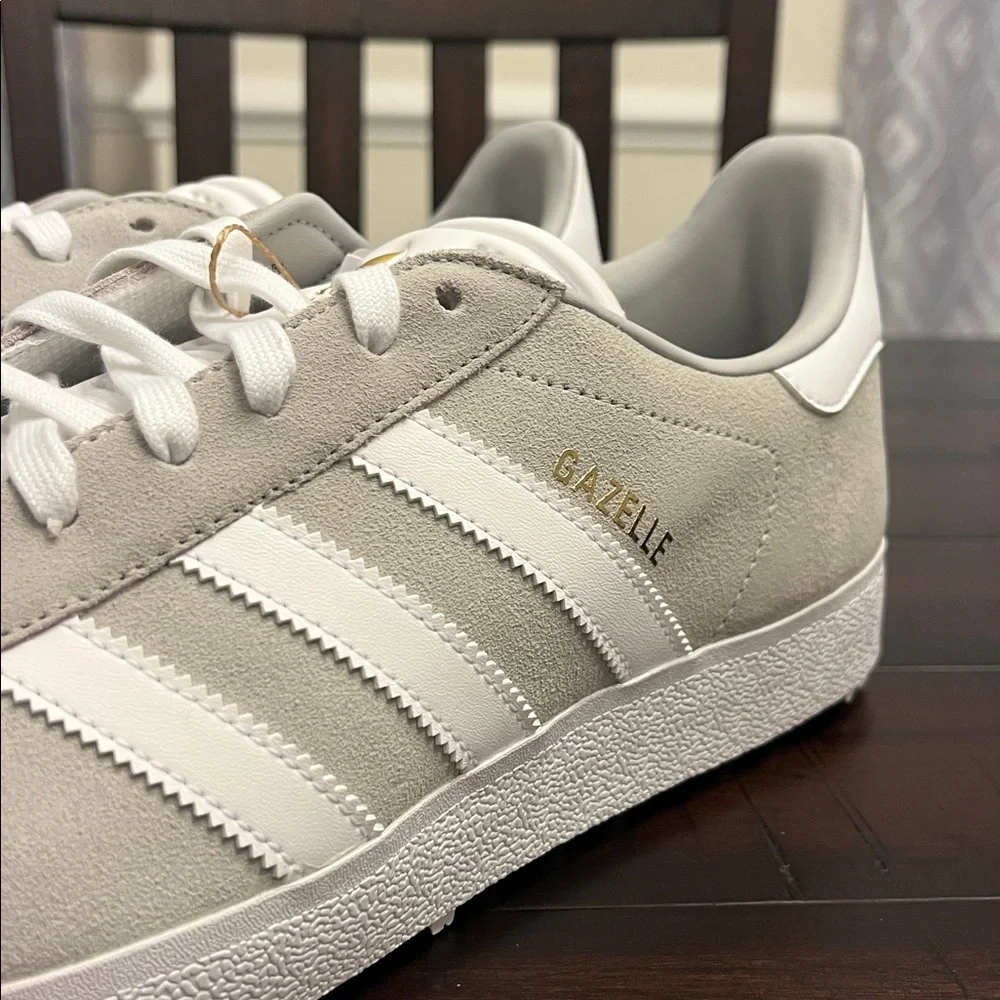 Adidas Gazelle Spikeless Golf Shoes Cleats Sneakers new gray IH2270 Mens Size 11